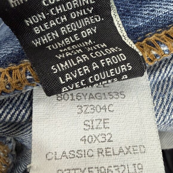 Vintage Polo Ralph Lauren Jeans Co Men's 40x32 Classic Relaxed Fit Jeans - Picture 3 of 11